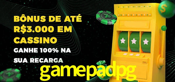 gamepadpg melhor bônus de depósito